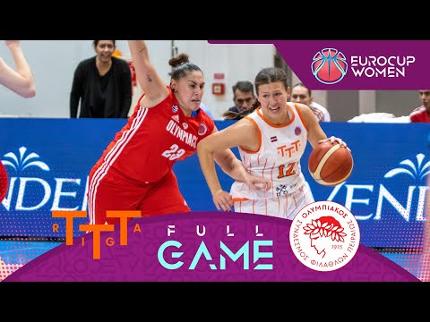 TTT Riga v Olympiacos SFP | Full Basketball Game | EuroCup Women 2023-24