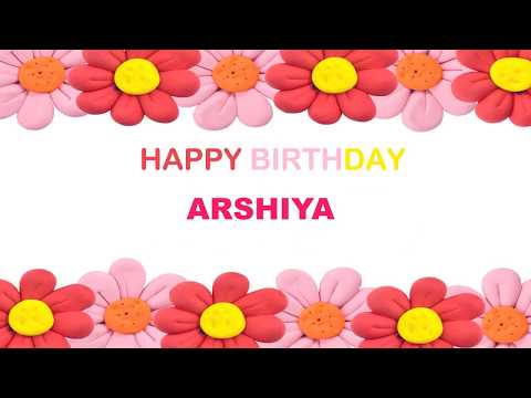 Arshiya   Birthday Postcards  - Happy Birthday