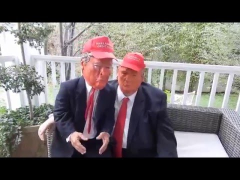 Donald Trump and Mini Trump With The GetDismissed Man