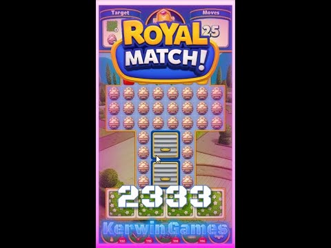 Royal Match Level 2333 - No Boosters Gameplay
