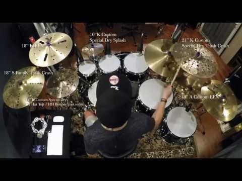 Wen-Shuo 文碩 - Zildjian EFX Cymbals Comparison