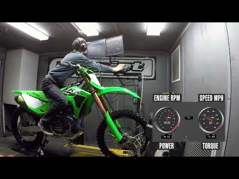 2025 Kawasaki KX450SR Dyno Test