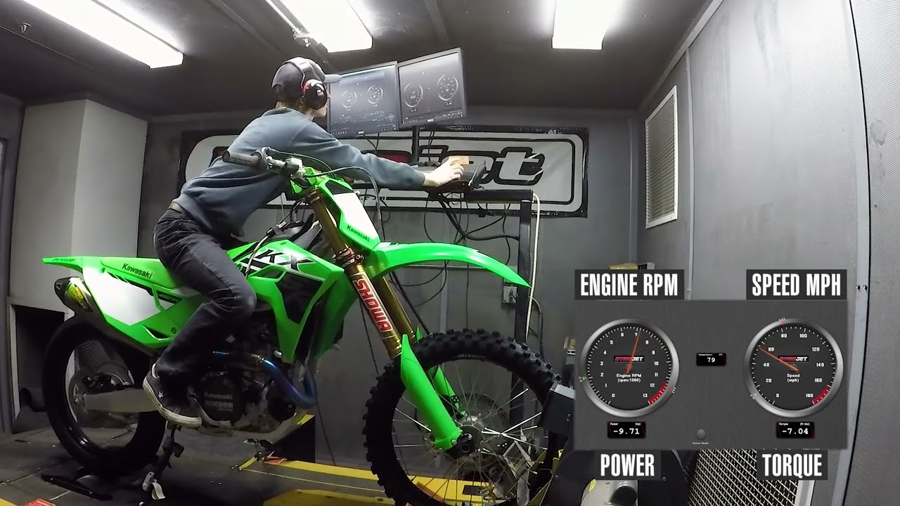 2025 Kawasaki KX450SR Dyno Test