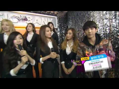 140307 Music Bank Backstage Interview - SNSD