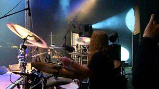 Monstrosity - Bad Berka, Germany - August 12, 2010 Party San Open Air Festival 2010 - Drum Cam 01