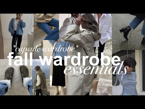fall wardrobe essentials! FALL CAPSULE WARDROBE 2022