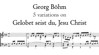 Böhm - Variations on 'Gelobet seist du, Jesu Christ' - Broederkerk, Kampen, Hauptwerk