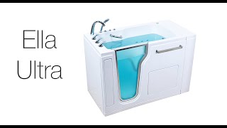 Ella Ultra Acrylic Walk In Bathtub Video