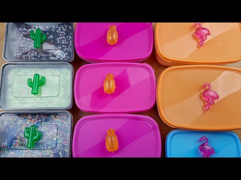 Slime Smoothie - Mixing Old Slimes And More Stuff - Crunchy Slime