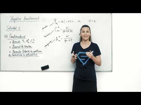 Combinatorică. Permutări, aranjamente și combinări–Pregătire Bacalaureat Matematică, Model Subiect I