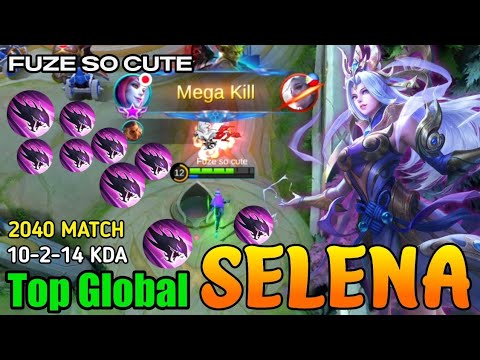 Selena Roaming Support. Rank 1 Global Selena Fuze so cute - Top Global Mobile Legends