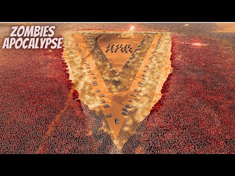 3 MILLION EVIL ZOMBIES vs MASSIVE SHIELD WALL  - Ultimate Epic Battle Simulator 2 ​