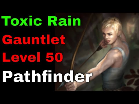 Gauntlet Toxic Rain Pathfinder Leveling 1 to 50 [3.20 PoE]