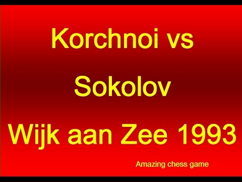 Korchnoi vs Sokolov - Wijk aan Zee 1993
