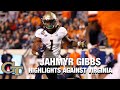 Georgia Tech RB Jahmyr Gibbs Highlights Against Virginia