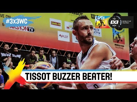 TISSOT Buzzer Beater! Dejan Majstorovic banks it in to advance to the 3x3 World Cup Finals!