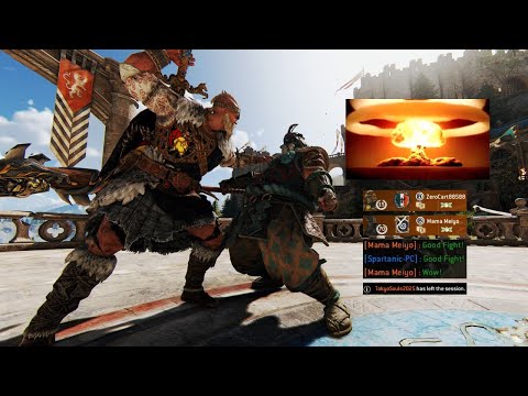 [For Honor] Grandpa Highlander Returns And Destroyed EVERYONE! - Highlander Duels