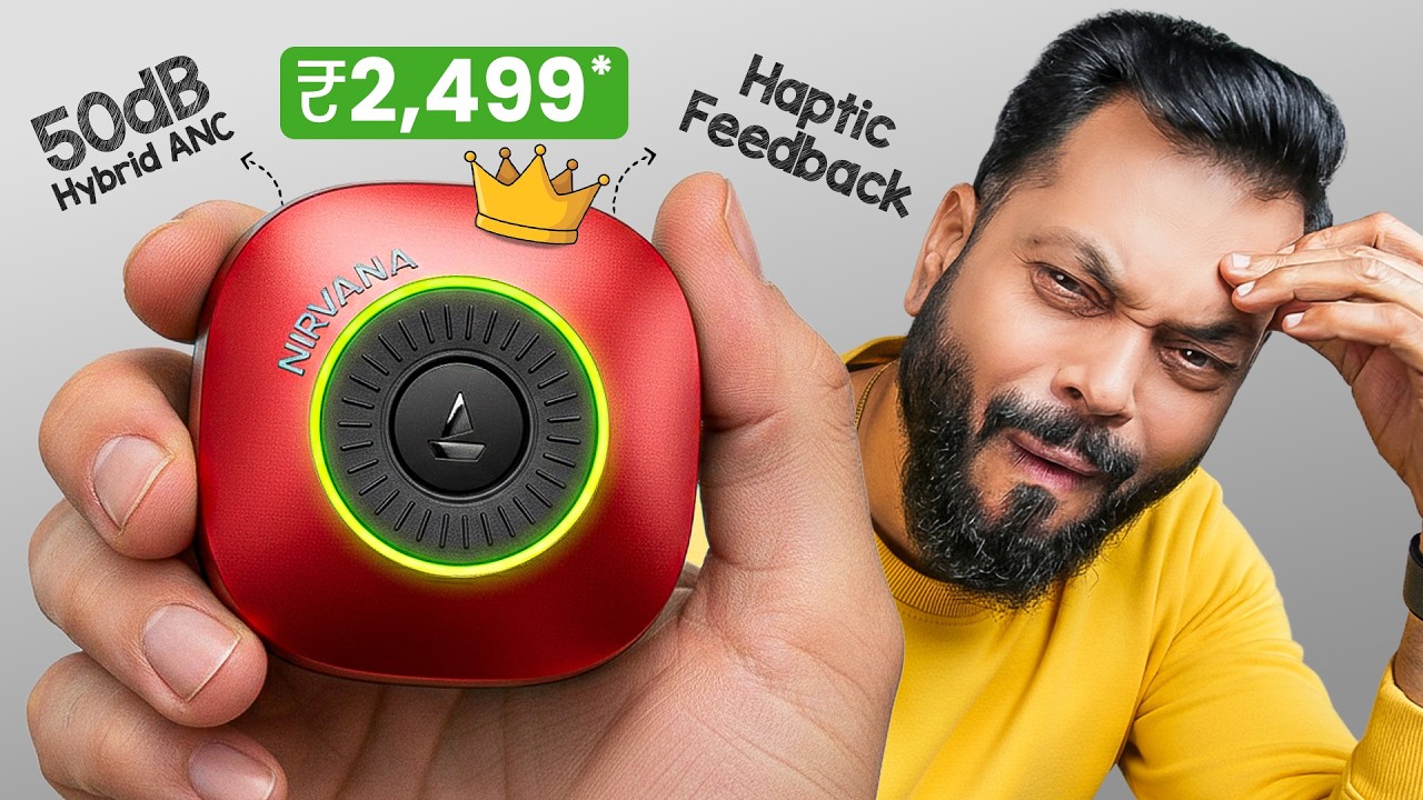 Nirvana Crown Unboxing & First Look ⚡ Sabse Atrangi TWS @ Rs.2499*?!