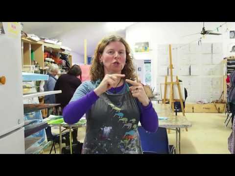How to Sign Art, Paint in NZSL