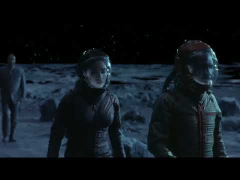 The Adventures of Pluto Nash (2002) - Dina and Pluto walk on the moon | RetroMovies