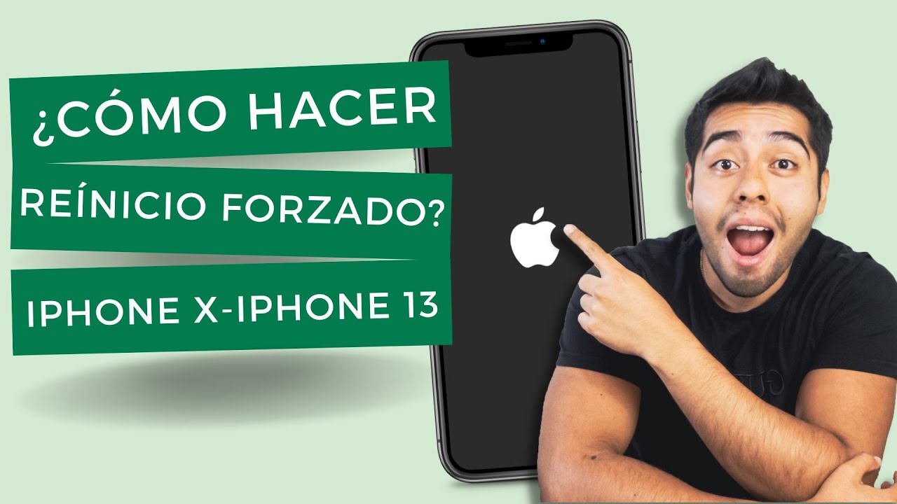 Hacer reinicio forzado iPhone a arreglar que centro de control iphone no funciona