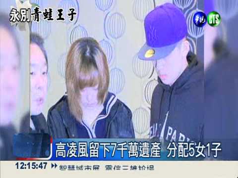 高凌風身後留錢留債 5女1子均攤