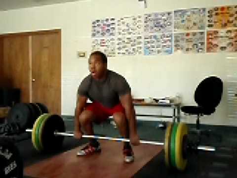 120kg / 264# clean @ 85 kg