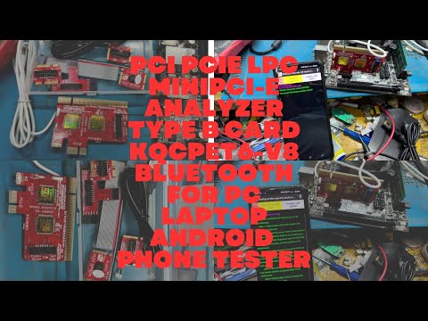 PCI PCIE LPC MiniPCI-E Analyzer Type B Card KQCPET6-V8 Bluetooth for PC Laptop Android phone Tester