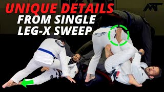Unique Sweep From Single Leg X