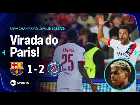 Gols e lances de Barcelona x PSG