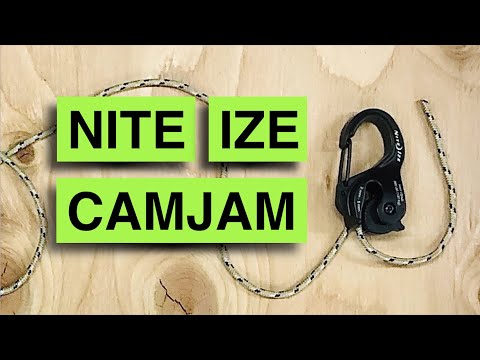 Best Way To Tie Down a Tarp! Nite Ize CamJam XT Aluminum REVIEW