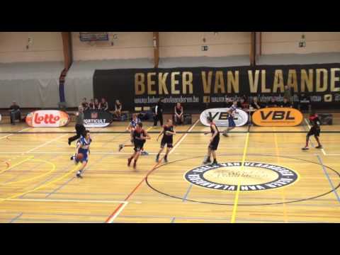 Beker van Vlaanderen 2016 U 14 jongens Melco Ieper-Olicsa