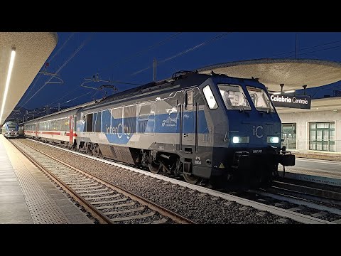 Treno Intercity+Locomotore E401 043 Intercity 551 Roma Termini-Reggio di Calabria Centrale 