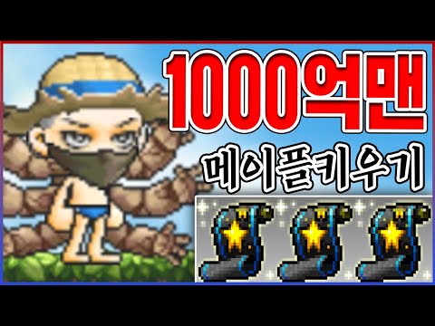 결국 1000억 전투력 달성 레전드ㅋㅋㅋ현질도 500만원 달성 레전드ㅋㅋㅋㅋ : 메이플키우기
