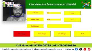 Face Detection Token System for Hospital using Facial Recognition