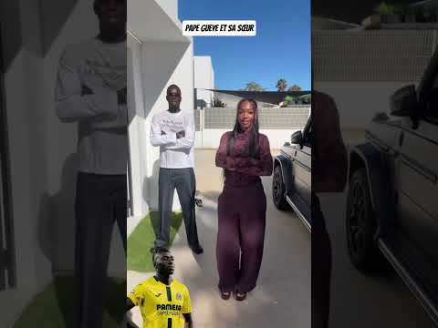 ❤️🔥 Belle complicité entre Pape Gueye et sa sœur, en dansant dans les rues de Villarreal