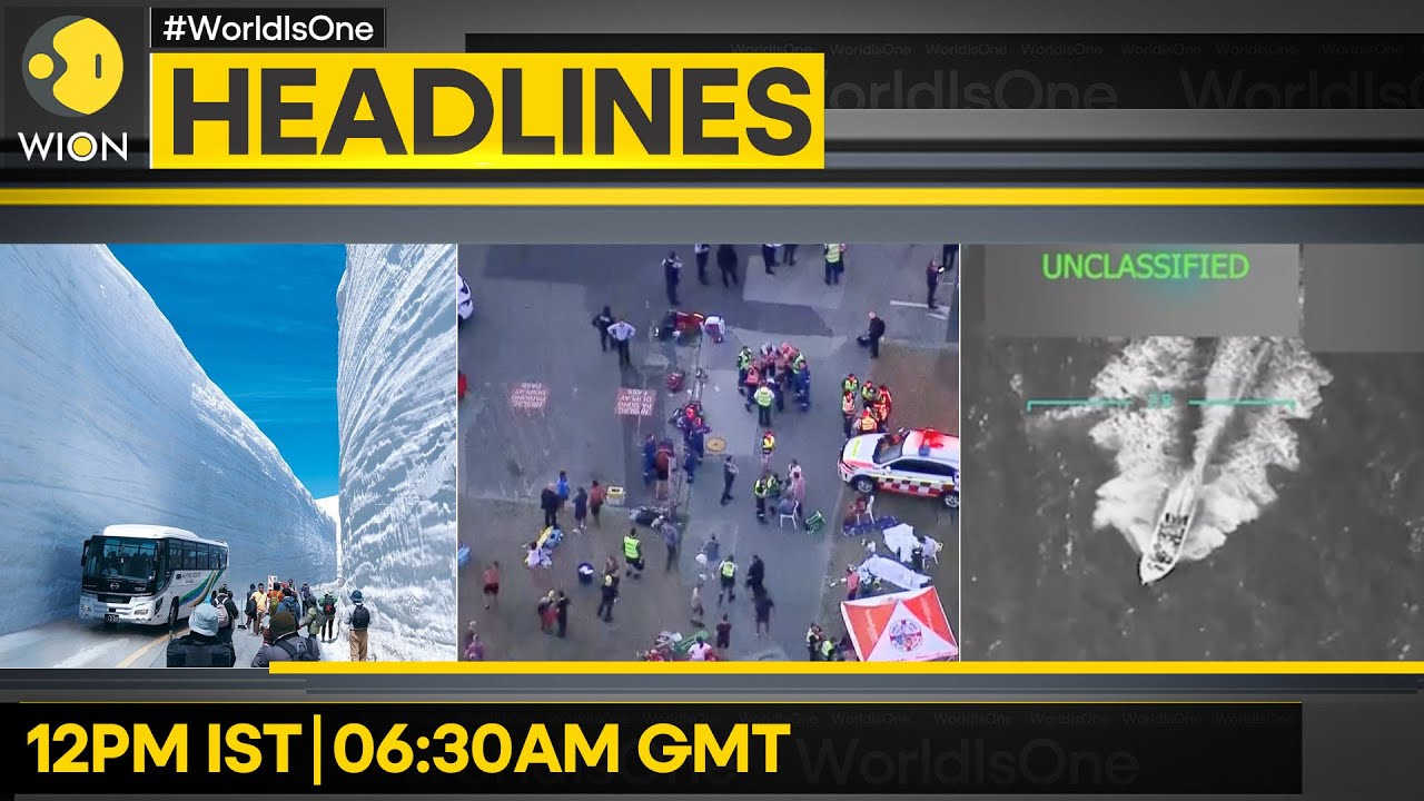 Bondi Gunmen Travelled To Philippines | Heavy Snow Hits Northern Japan  | WION Headlines