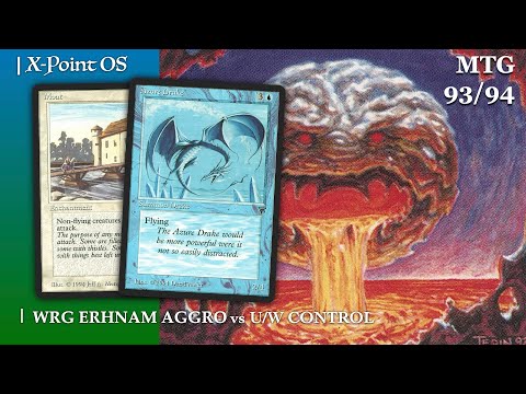 Erhnam Aggro vs UW Control | X-points Oldschool MTG 93/94 | Magic the Gathering | 331