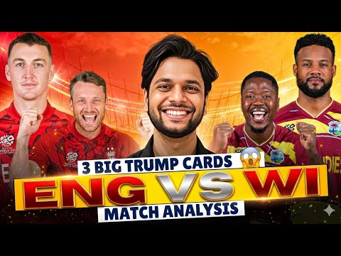 ENG vs WI Match Preview | ENG vs WI Match Predictions T20 World Cup 2026 | ENG vs WI Dream11 Team