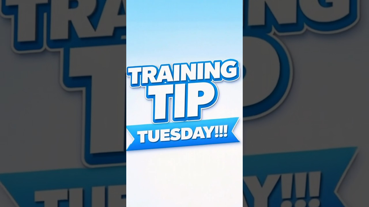 Training Tip Tuesday 💪🏽✨