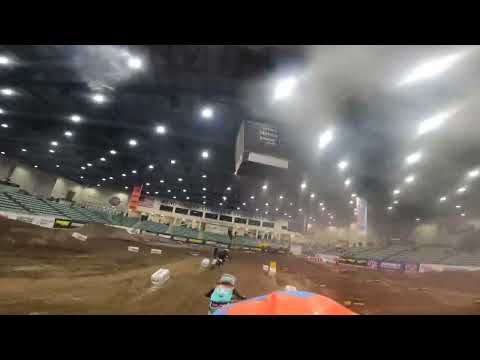 Arenacross 2022 85cc massive crash