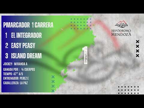 1RA. CARRERA • 800 MTS • PREMIO: "ALTO PENCOSO"