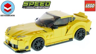 LEGO Speed Champions 76901 Toyota GR Supra - LEGO Speed Build Review