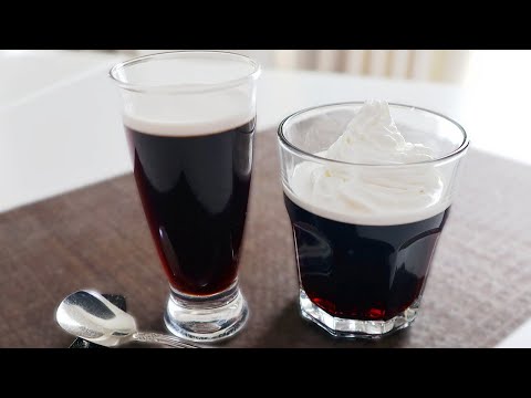 Coffee Jelly Recipe.  (3 ingredients, gelatin recipe) Easy Japanese sweets / dessert コーヒーゼリーレシピ(作り方)