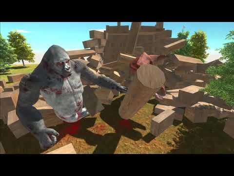 Goro the giant vs T-rex |Animal Revolt Battle Simulator