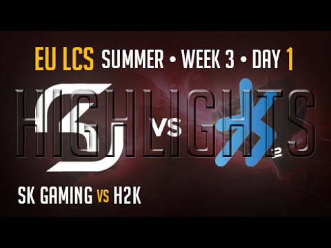SK Gaming vs H2K HIGHLIGHTS | Week 3 EU LCS Summer Split 2015 S5 | SK vs H2K W3