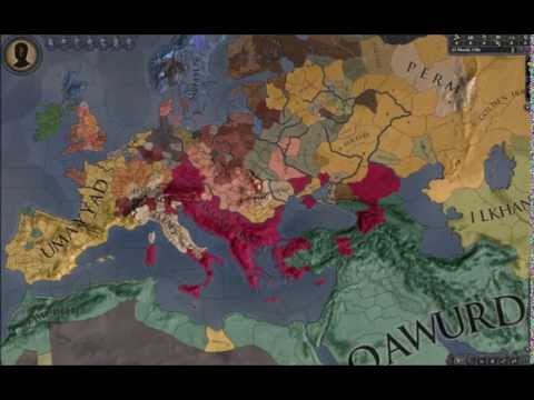 Crusader Kings II Charlemagne DLC Timelapse 1