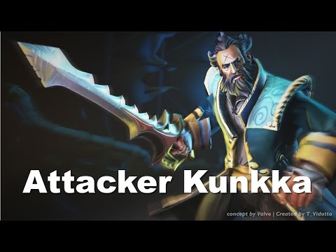 Attacker Kunkka 6900 MMR Pub Gameplay Dota 2﻿
