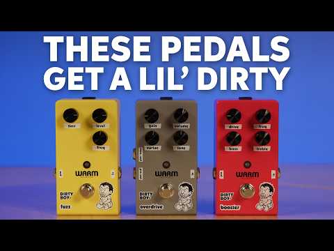 Boost, Overdrive, or Fuzz? | Warm Audio Dirty Boy Jr. Pedals
