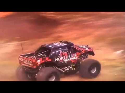 Northern nightmare  Mapleleaf monster jam backflip large air